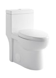 1.28 GPF Single-flush One Piece Toilet,Button on the Tank top, Water-Saving Elongated Comfort Height W3192P277907