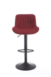 Chrome Footrest and Base Swivel Height Adjustable Mechanical Lifting Velvet Blackening Leg Simple W1249P253969