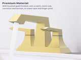 2-Handle Heavy Duty Bathroom with Drain and Supply Kits, Modern Style Lavatory Deck Mounted 59492495