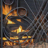 KINGSPORT FIREPLACE SCREEN 55340.00SIL