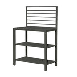 Outdoor Kitchen Island with Storage, Aluminum Kitchen Storage Island Kitchen Food Prep Table with W1859P171908