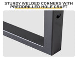 52"x18" Wine Red Awning, Iron Frame, Corrugated Steel Tile Coating 31707554