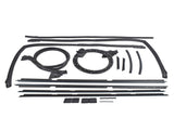 17Pcs Rubber Door Tailgate Weatherstripping Seal Kit Fit for Chevrolet El Camino GMC Caballero 68320605