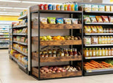 5-Tier Industrial Storage Rack with 4 Drawers, Metal & Engineered Wood Kitchen Pantry Organizer with 70599120