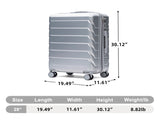 28" Large Suitcase, ABS Hardshell, Upgraded Crack-Resistant Iron Handle, Combination Lock, 360&deg W2787P536189
