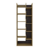 Clover 67" Tall Free standing 6-Tier Bookcase Storage Cabinet, Home Office, Living room, Bookshelf B200P286952