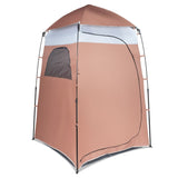 ZNTS 150*150*205cm Single Quick Open Changing Tent Shower Tent Brown 51991597