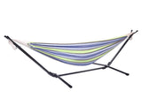 Portable Outdoor Polyester Hammock Set Green 38012549