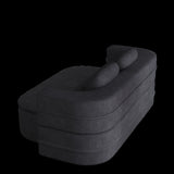 75''2-in-1 Foldable Sofa,Convertible Sleeper Foam Sofa Bed with Multi Functional Blanket, Chenille W834P317050