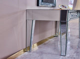 W 39.4 inch X D 15.7 inch X H 31.5 inch Mirror desktop dressing table, 2 drawer dressing table, W100535586
