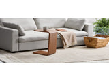 C-Shape End Table, Walnut Brown 37659653