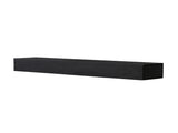 60'' Embossed Fireplace Mantel Western Red Cedar Wall-Mounted & Floating Shelf for Home Decor 53060254