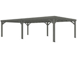Wooden pavilion With seat 33356257
