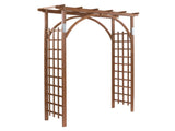 Beautiful And Practical Garden Arch Dark Brown 44417823