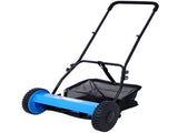 14-Inch 5-Blade Push Reel Lawn Mower with Grass Catcher, BLUE COLOR 85771439