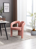 COOLMORE Contemporary Designed Velvet Fabric Upholstered Accent/Dining Chair /Barrel Side Chairs W395103725