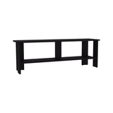 Navia 47" Wide Tv Stand with Two Shelves, for Living room, Bedroom, Entertainment Black Wengue B070P286439