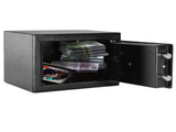Mini Wall-in Style Electronic Code Metal Steel Box Safe Case 17EF Black 61958008