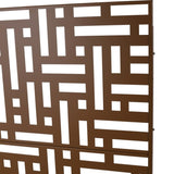 Outdoor & Indoor Privacy Metal Privacy 76" H48" W, Freestanding Decorative Privacy W465P193195