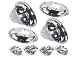Stainless Steel Dual Wheel Simulator Covers Fit for 2003-2018 Replacement for Dodge Replacement for 35433719