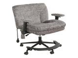 Chenille Criss Cross Office Chair with Air Lumbar Support, Flip-up Adjustable Arms, Built-in 87605151