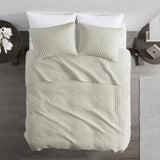 2 Piece Quilt Set Cream Twin/Twin XL B035129047