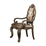 Vintage and Vintage Oak Tufted Arm Chair B062P209277