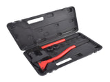 Red Manual Knockout Hole Punch Driver Kits Lever Sheet Metal Stud Punch with Dies for Pipe Sizes 67936239