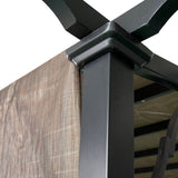 Outdoor Pergola Sun Shade Cover Cloth Patio Canopy HDPE Permeable with Grommets W419P312737