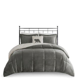 King Plush to Sherpa Down Alternative Comforter Set B035100496