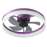 Ceiling Fans with Lights Dimmable LED Embedded installation of thin modern ceiling fans W1340120485