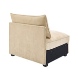 Armless sofa Velvet - Wheat W3041P293493