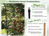 7.5 Ft Adjustable Garden Arch Trellis for Climbing Plants, PE-Coated Metal Tunnel Trellis for 48066132