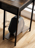 47" Computer Desk With Power Outlet,Writing Desk with 7 Fabric Drawers,Vanity table Drawers and W2887P239383