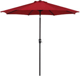 ZNTS Patio Outdoor Market Umbrella with Aluminum Auto Tilt and Crank 62028041