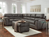 Tirana Contemporary Fabric Cocktail Ottoman, Sequoia Ash T2574P195193