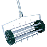 Lawn Aerator, Heavy Duty Rolling Lawn Aerator, Garden Yard Rotary Push Lawn Aeration with Steel 39005271
