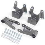 4" Rear Drop Lowering Kits Shackle Hanger Fit For Dodge Ram Charger D100 D150 All Cabs 2WD 1972-1993 75489521