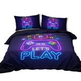 Gaming Duvet Set Queen Size Video Game Controller Bedding Set, Boys Video Games Comforter 41259453