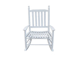 wooden porch rocker chair WHITE, without mat 27677972