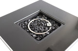 30 Inch White Steel Propane/natural Gas Firepit Table B120142358