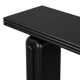 U_STYLE Chic, Elegant and Luxurious Acacia Veneer Console Table,Suitable for Entryway, Hallway, N711P235894B