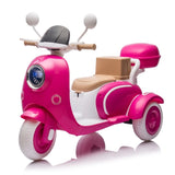 12V Two-seater Kids Ride On Electric Motorcycle,Three Wheels Kids toy with Slow Start,Multi-function W1578P208327