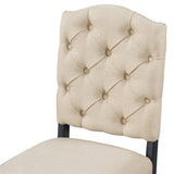 TREXM Retro Style Dining Chair Set with 4 Upholstered Chairs for Dining Room and Living Room WF298830AAP