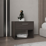 Alpine 18" High One Drawer Nightstand with One Shelf, Side Table, End Table For Bedroom, Living Room B200P286942