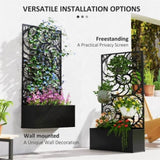 Garden Bed Galvanized PlanterGarden Bed with Privacy Pan 18126722