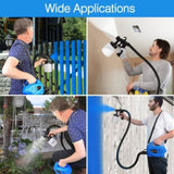 800ML Paint Spray Painter 650W Paint Sprayer Machine 800ML/Min Output HVLP Oil Primer Water Sprayer 00940878