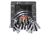 18" Animated Halloween Chained Prisoner Decor - Sound-Activated , 08107365