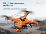 S116 Drone Orange 2 Batteries Built-in Electric Adjustable Camera Adjustable To 90&deg With LED 52275616