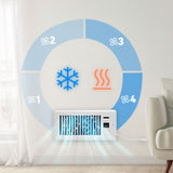 4 x 10 Ultra-Quiet Register Fan Auto-Fan Speed Adjust with Thermostat Control Ac Vent 62171773